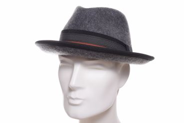 Bedacht Trilby Wolle anthrazit