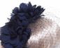 Preview: McBurn Blüten Haarreif dunkelblau