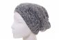 Mobile Preview: McBurn Strick Slouch mit Fleece grau/wollweiss