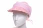 Preview: Seeberger Stroh/Stoffcap pink