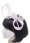 Mobile Preview: Seeberger Fascinator Schleife white