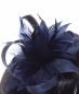 Preview: Seeberger Fascinator Federblume ink blue