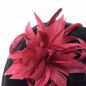 Preview: Seeberger Fascinator Federblume ruby red
