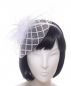 Preview: McBurn Fascinator weiss