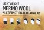 Preview: Buff Halstuch lightweight Merino Wool solid grey