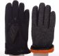Preview: Stetson Handschuhe Leder/Stoff Fischgrat