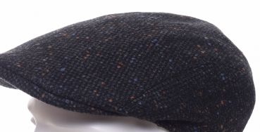 Fiebig Flatcap Tweed schwarz