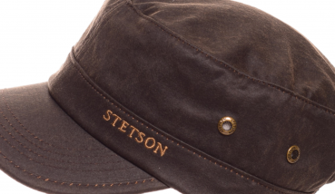 Stetson Army Cap  CO/PES braun