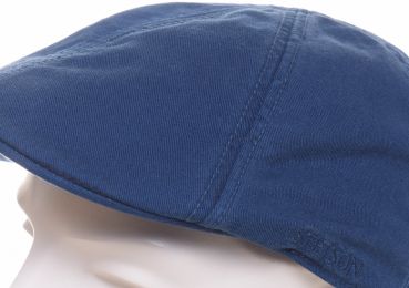Stetson Flatcap Texas Cotton jeansblau