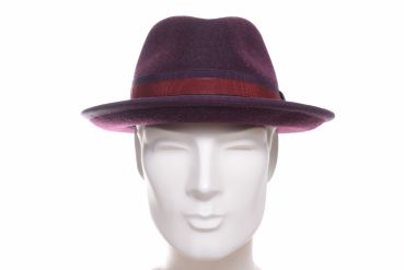 Bedacht Trilby Wolle beere