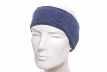 Balke Merino Stirnband mit Ohrenschutz rauchblau