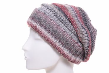 Gebeana Slouch mit Umschlag rot/taupe