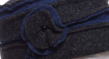 Faustmann Walkmütze bicolor anthra/jeans