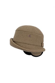 Balke Klettkappe cooked wool taupe