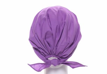 Seeberger Stroh/Stoffcap violet
