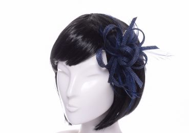 McBurn Haarspange mit Federn dunkelblau