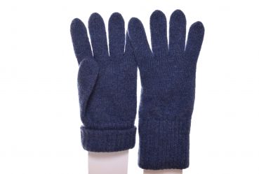 Balke Strick Handschuh Merino/Kaschmir jeansblau