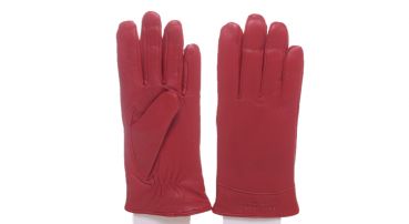 Seeberger Nappa Handschuh ruby red