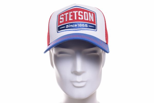 Stetson Trucker Cap rot/blau Gasoline