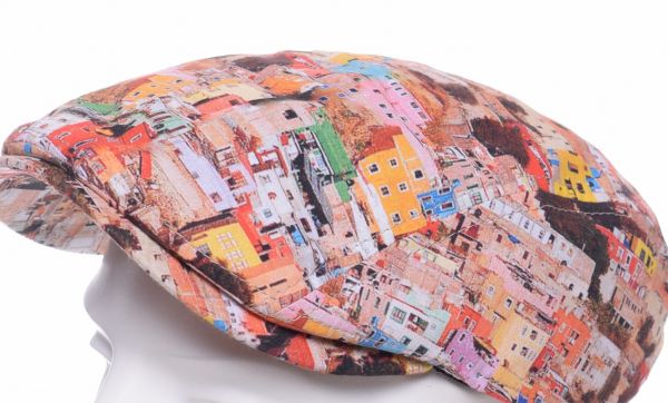 Balke Flatcap cotton print Amalfi multicolor