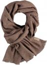 Fraas Schal recycled fibres camel